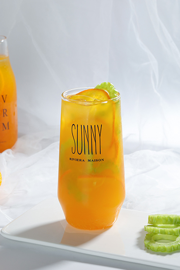 鲜橙苦瓜冰冰茶